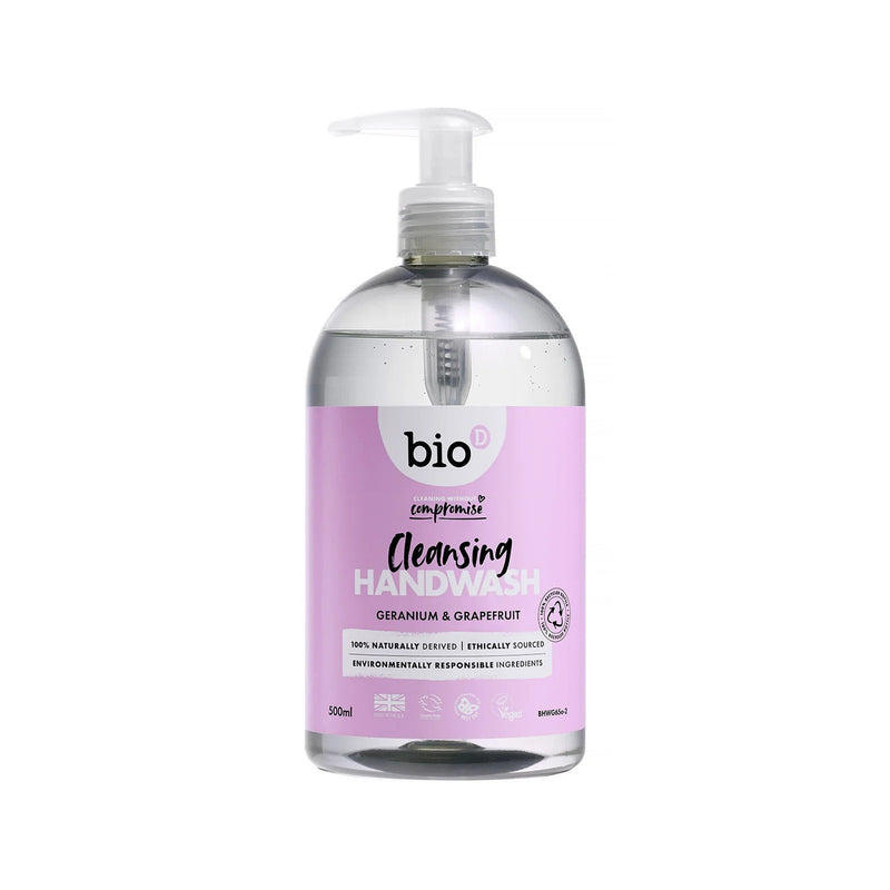 Bio-D Geranium & Grapefruit Cleansing Hand Wash - 500ml
