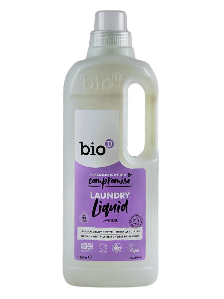 Bio-D Laundry Liquid with Lavender - 1 Litre