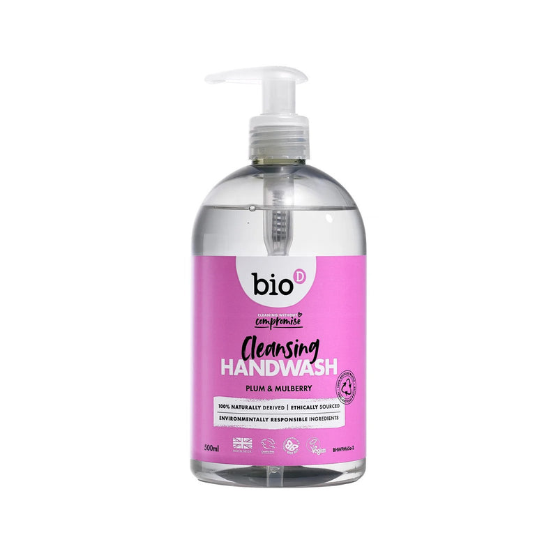 Bio-D Plum & Mulberry Cleansing Hand Wash - 500ml