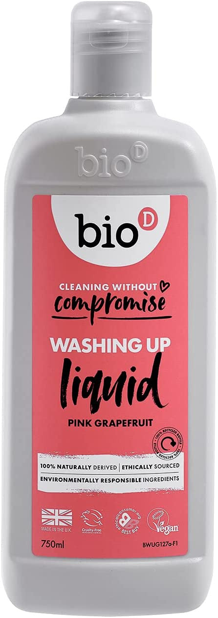 Bio-D Washing Up Liquid with Grapefruit - 750ml