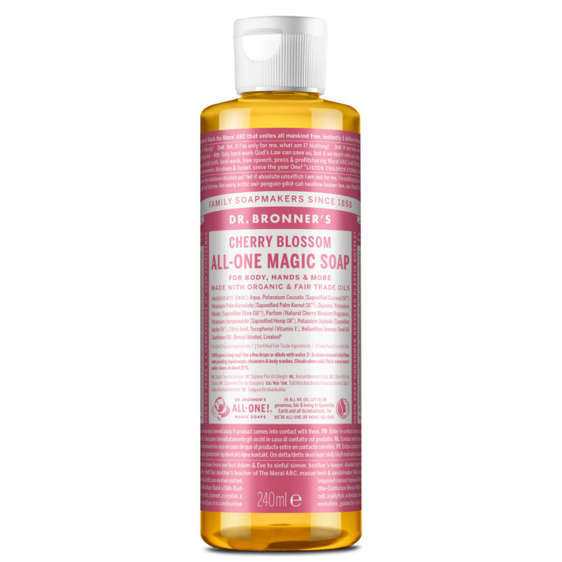 Dr Bronner Cherry Blossom All-One Magic Soap - 240ml