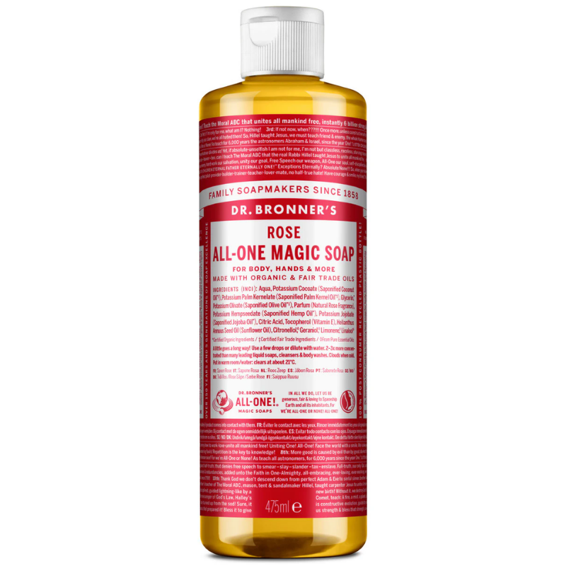 Dr Bronner Rose All-One Magic Soap - 475ml