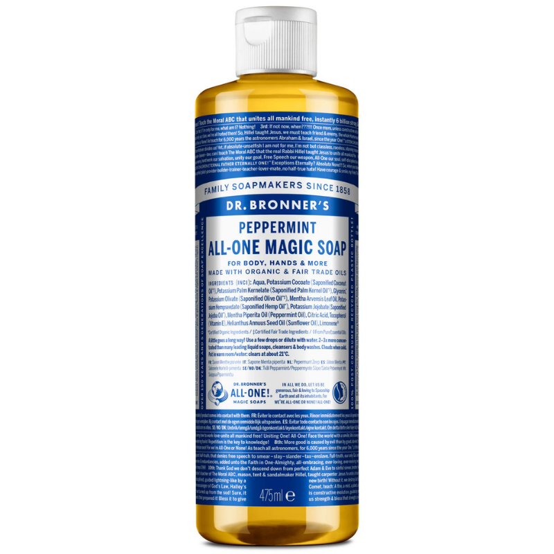 Dr Bronner Peppermint All-One Magic Soap - 475ml