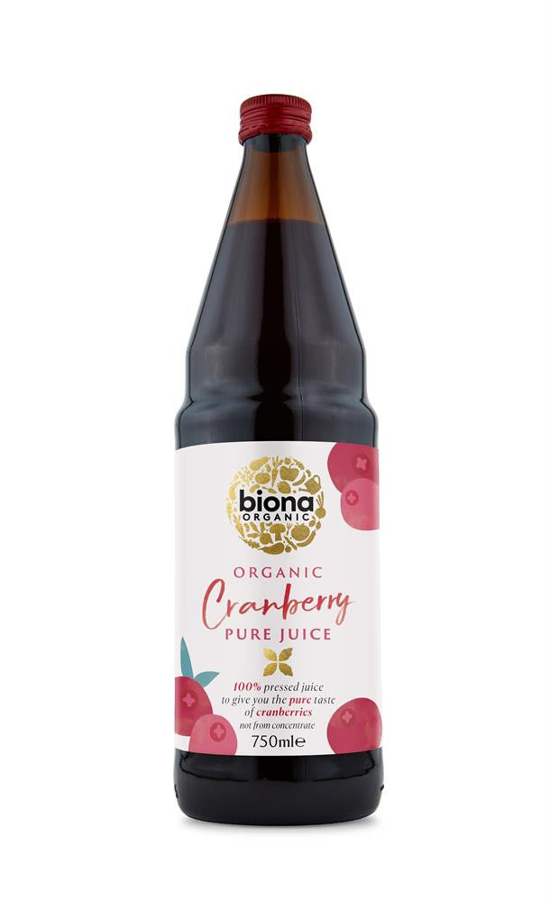 Biona Organic Pure Cranberry Juice - 750ml