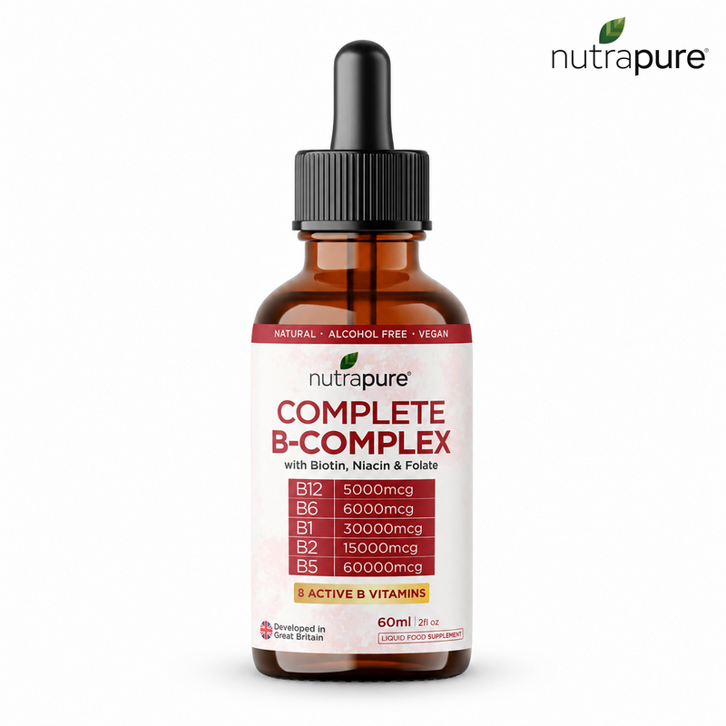 Nutrapure Complete B Complex Liquid Drops - 60ml