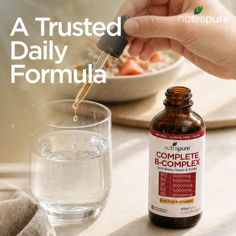 Nutrapure Complete B Complex Liquid Drops - 60ml