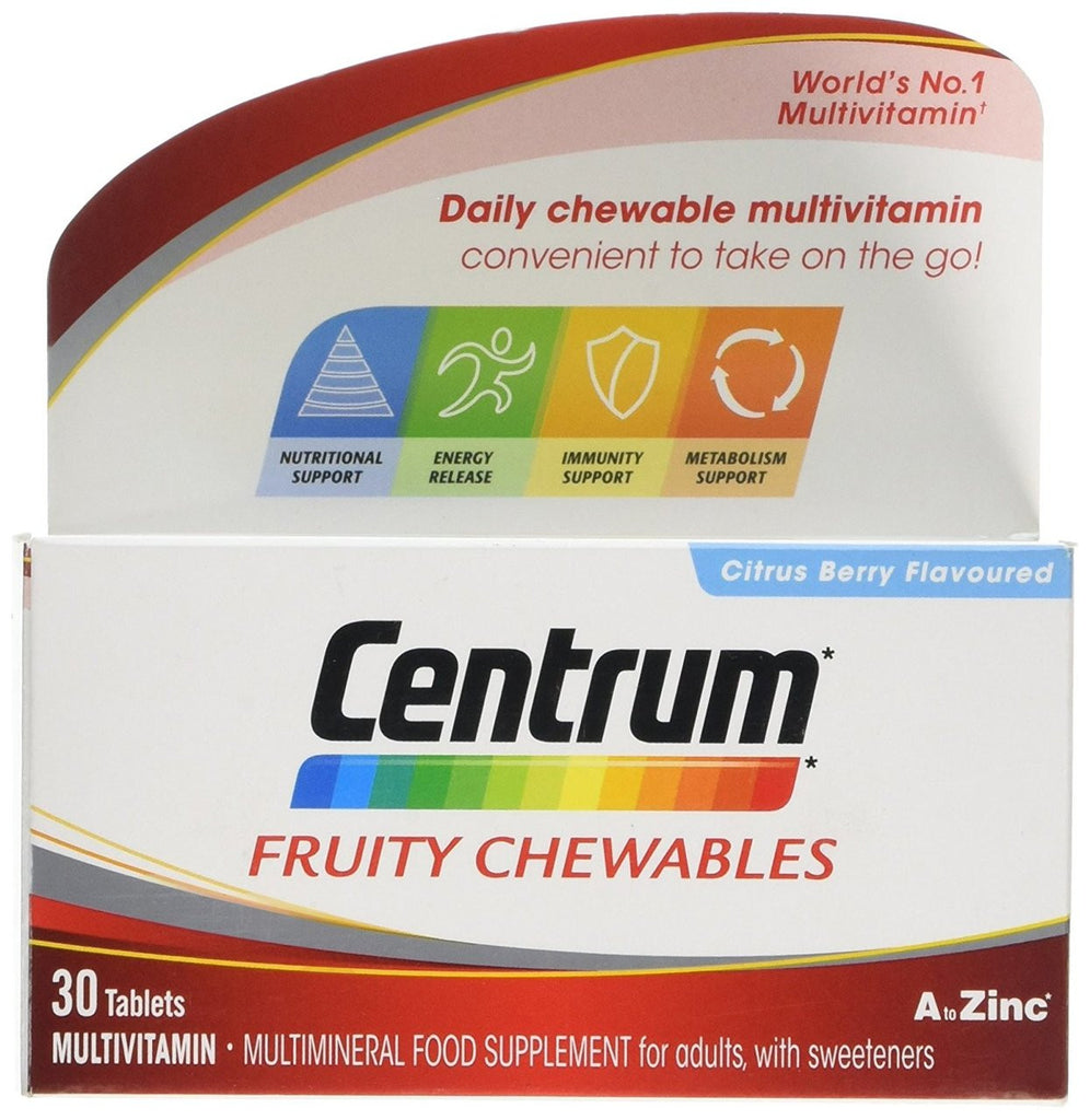 Fruity Chewables Multivitamin & Mineral 30 Tablets