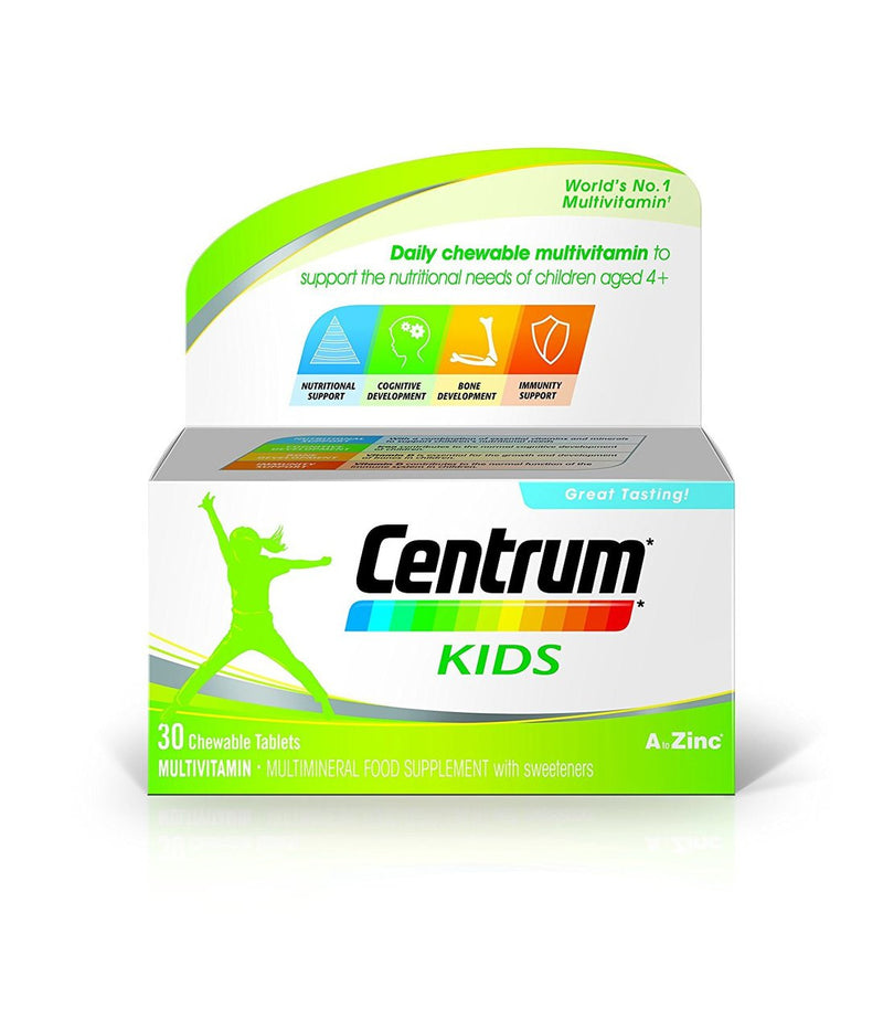 Centrum Kids Multivitamin And Minerals - 30 Tablets