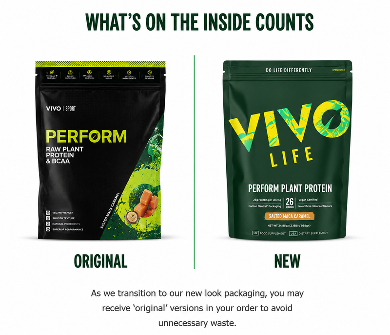 Vivo Life Perform Salted Maca Caramel Plant Protein - 988g
