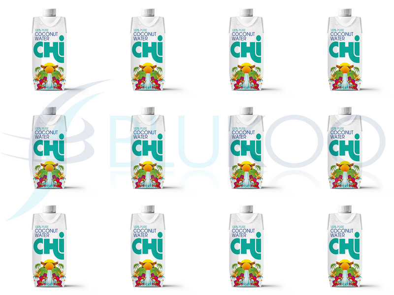 Chi 100% Pure Coconut Water - 330ml (Pack of 12)