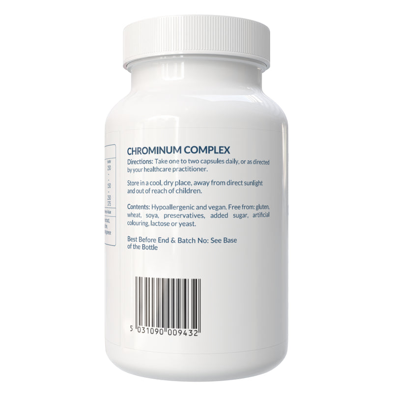 Nutraconcepts Chromium Complex Blood Sugar Energy & Weight Support - 60 Caps