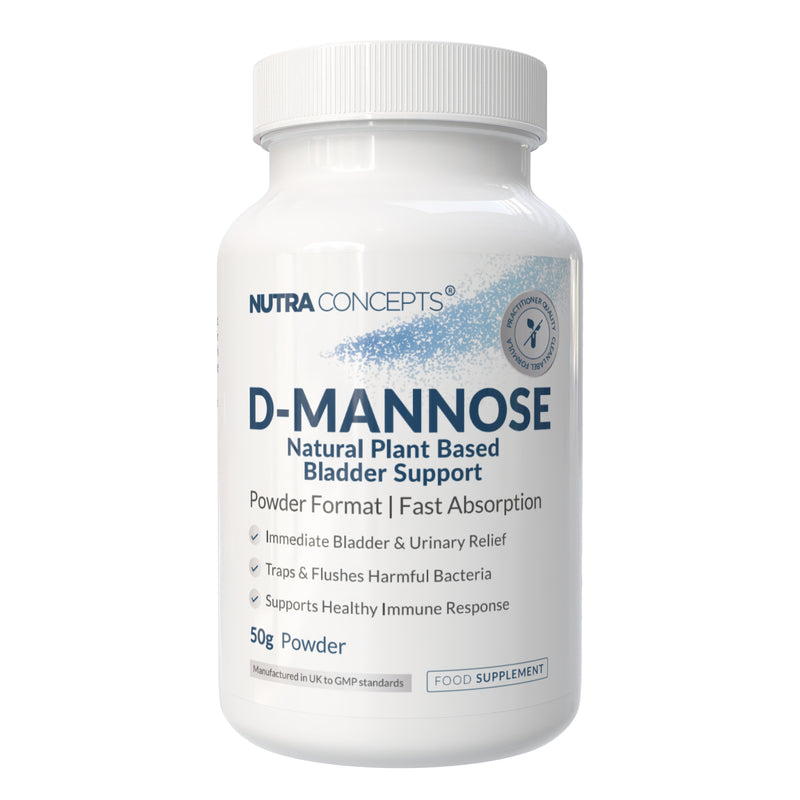 Nutraconcepts D Mannose Powder - Pure Bladder & Urinary Tract Support - 50g