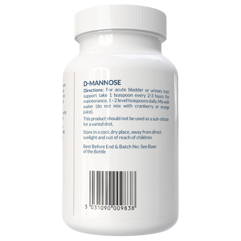 Nutraconcepts D Mannose Powder - Pure Bladder & Urinary Tract Support - 50g