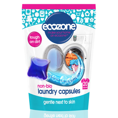 Ecozone Non Bio Laundry Liquid Capsules - 20 Capsules