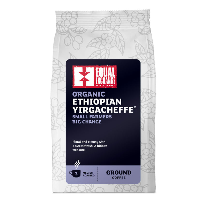 Equal Exchange Fairtrade & Organic Ethiopian Yirgecheffe Roast & Ground - 227g