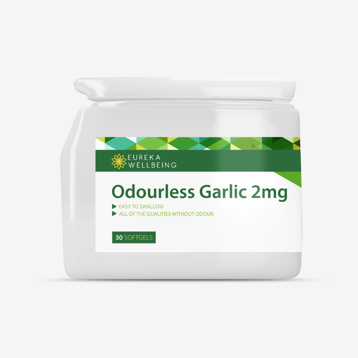 Odourless Garlic Oil Pills