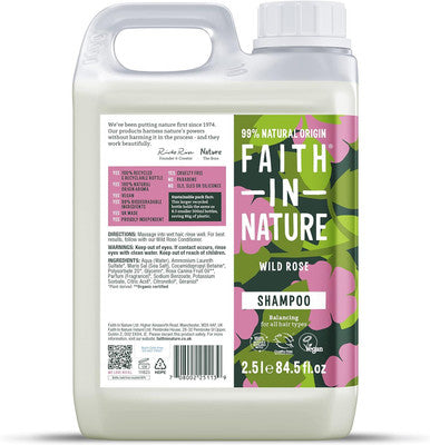 Faith in Nature Wild Rose Shampoo - 2.5L