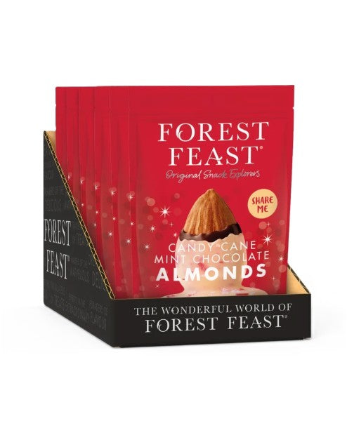 Forest Feast Candy Cane Mint Chocolate Almonds 270g
