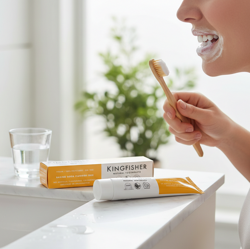 Kingfisher Baking Soda Fluoride Free Toothpaste - 100ml