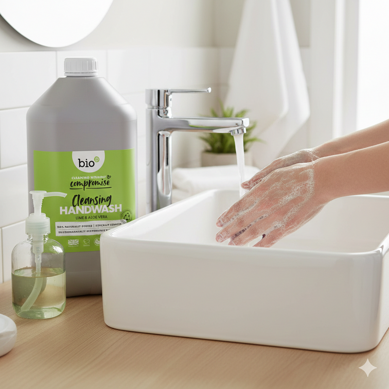 Bio-D Lime & Aloe Vera Cleansing Handwash - 5 Litre
