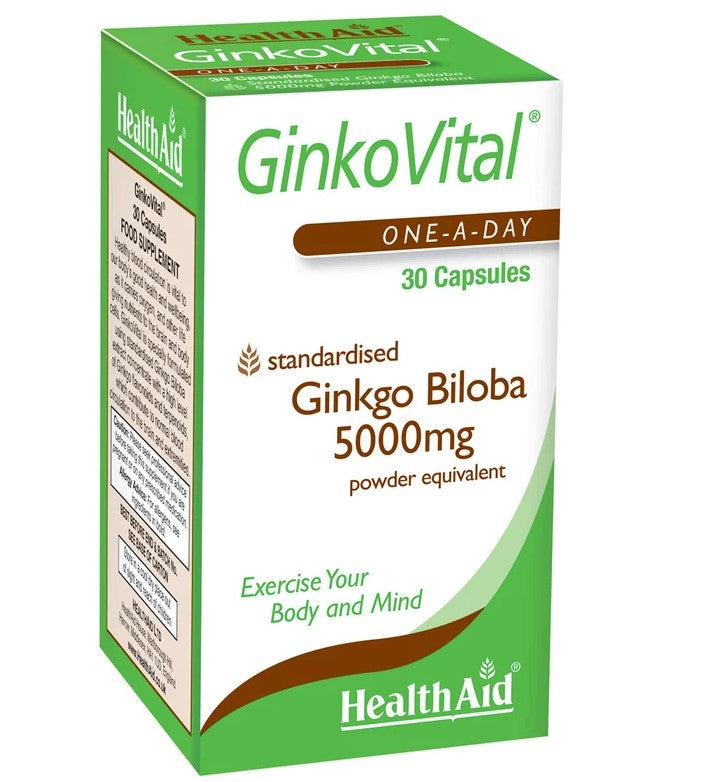 HealthAid GinkoVital - 30 Capsules