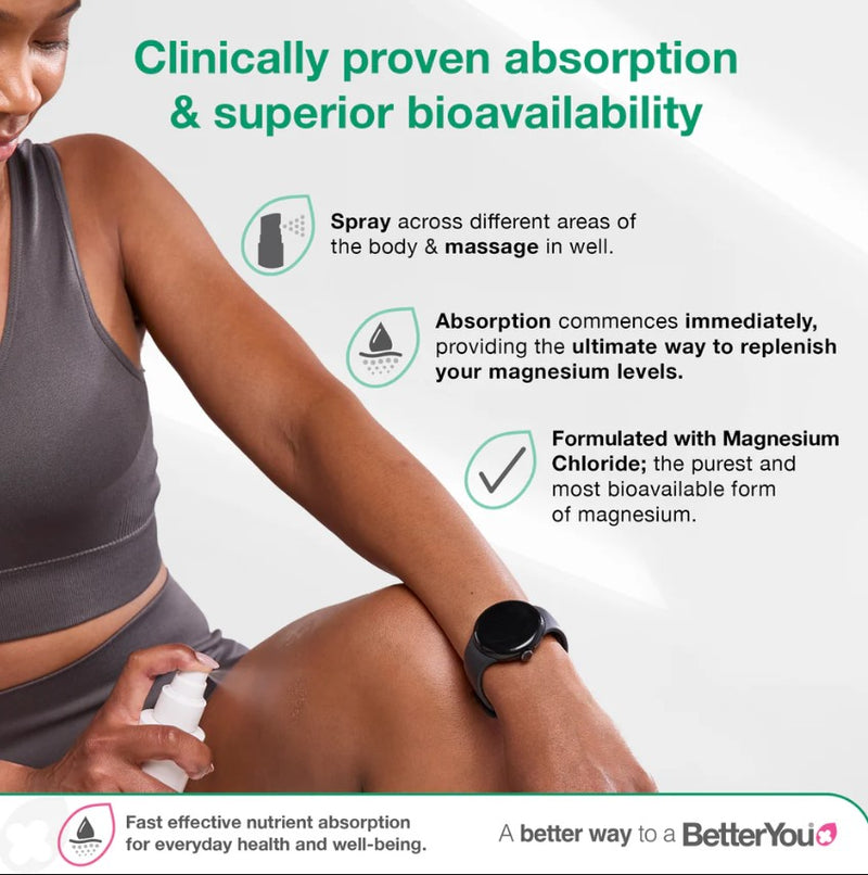 BetterYou Magnesium Oil Sensitive Spray - 100ml