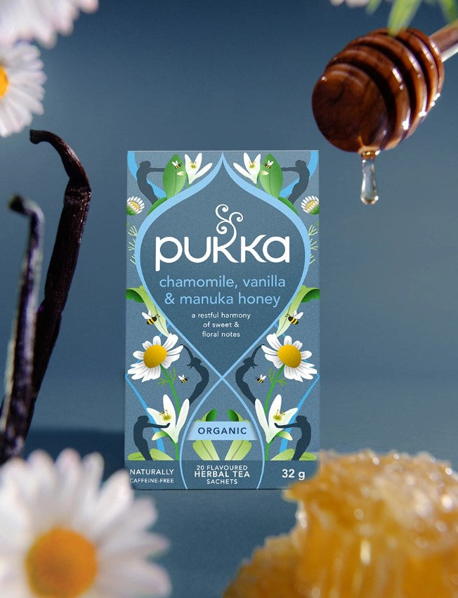 Pukka Chamomile, Vanilla & Manuka Honey Tea - 20 Bags