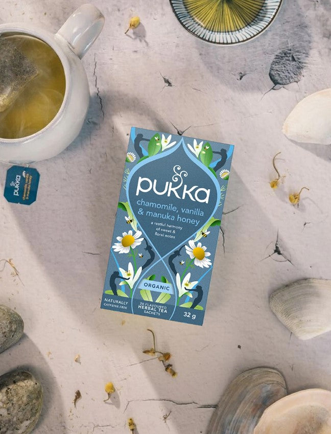 Pukka Chamomile, Vanilla & Manuka Honey Tea - 20 Bags