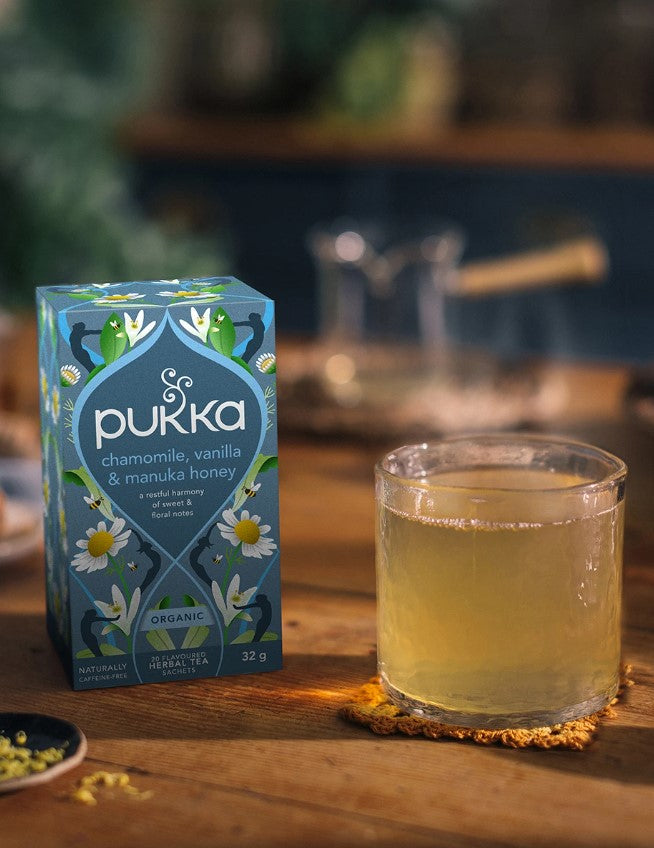 Pukka Chamomile, Vanilla & Manuka Honey Tea - 20 Bags