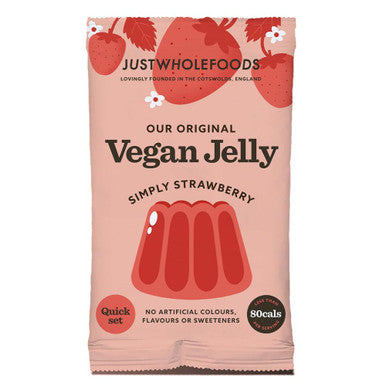 Just Wholefoods Vegan Strawberry Jelly - 85g