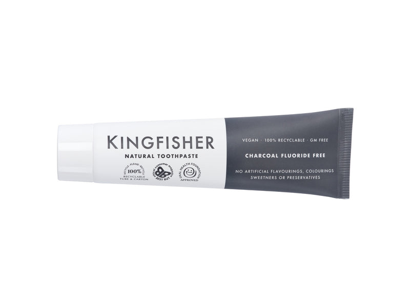 Kingfisher Charcoal Toothpaste (Fluoride Free) - 100ml