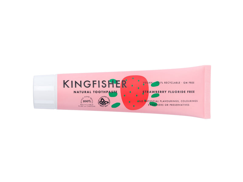Kingfisher Children's Strawberry Toothpaste (Fluoride Free) - 100ml