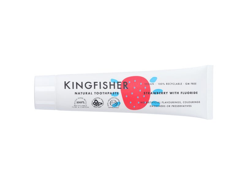 Kingfisher Children's Strawberry Toothpaste (With Fluoride) - 100ml