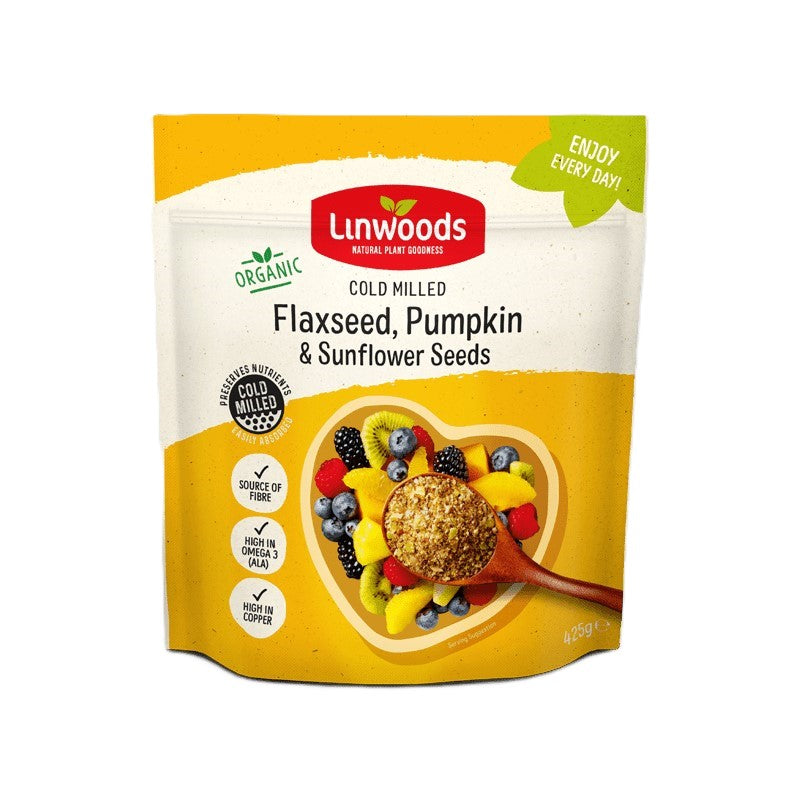 Linwoods Organic Flaxseed, Sunflower & Pumpkin Seeds - 425g
