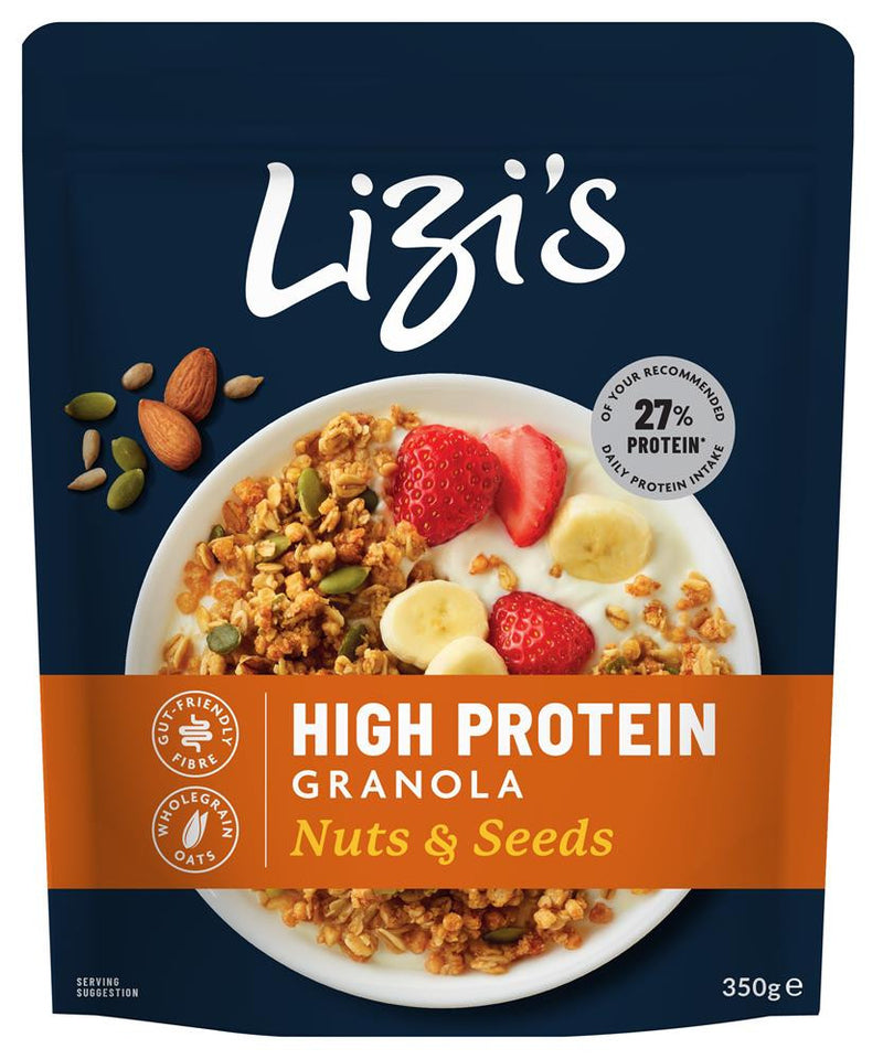 Lizi's High Protein Granola Nuts & Seeds - 350g
