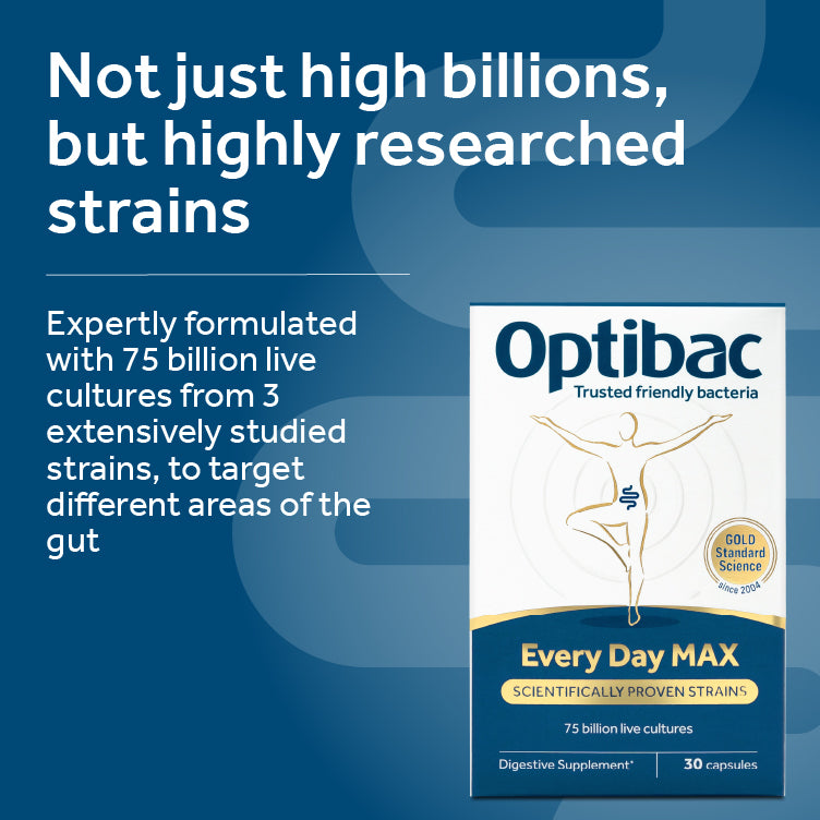 OptiBac Probiotics For Every Day MAX - 30 Capsules