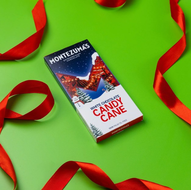 Montezuma’s White Chocolate Candy Cane Bar 90g