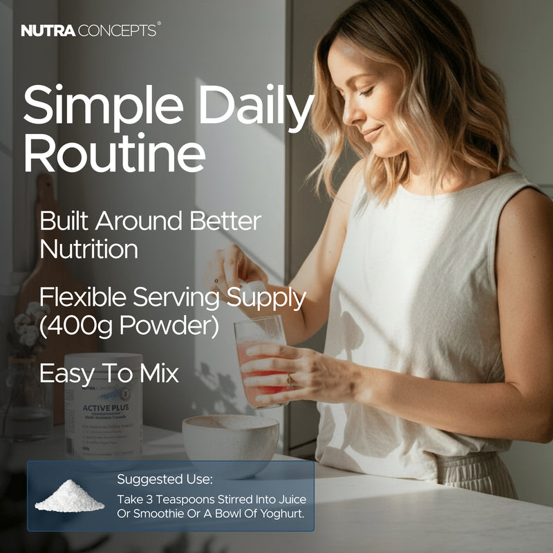 Nutraconcepts Active Plus - All-in-One Nutrition & Energy Blend - 400g
