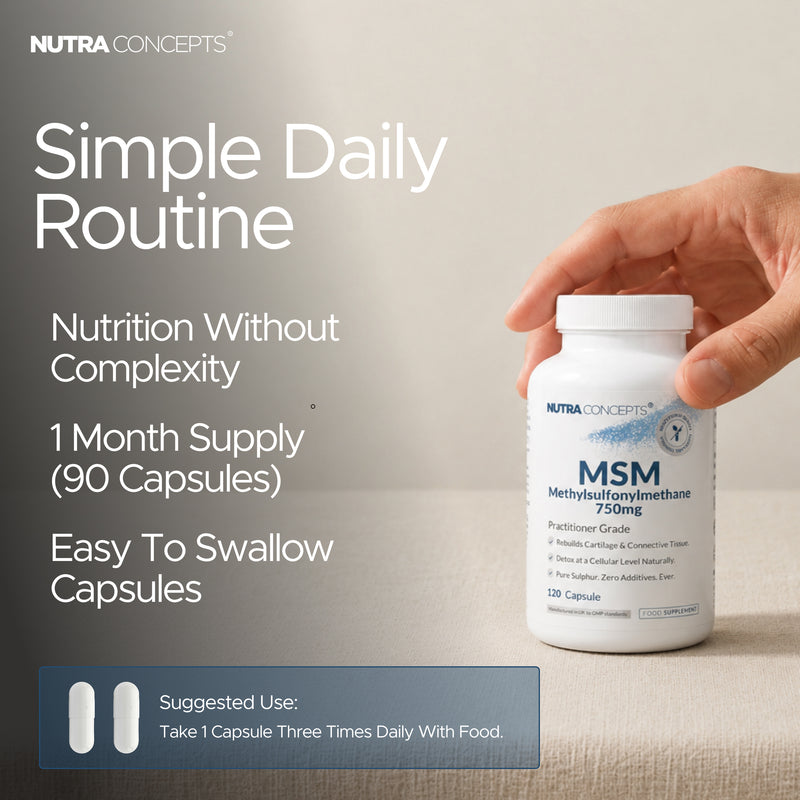 Nutraconcepts Calcium Magnesium D3 - Bone & Skeletal Support - 90 Capsules