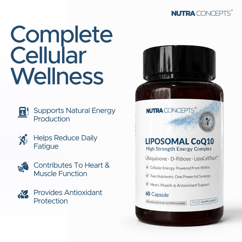Liposomal CoQ10 with D-Ribose Energy Complex - 60 Capsules