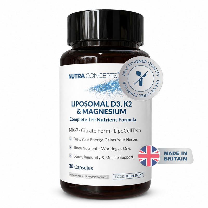Nutraconcepts Liposomal Vitamin D3 K2 Magnesium - 30 Capsules