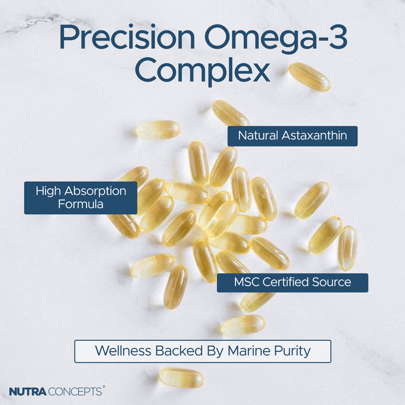 Nutraconcepts Omega-3 Plus - Pure Antarctic Krill Oil - 60 Soft Gel