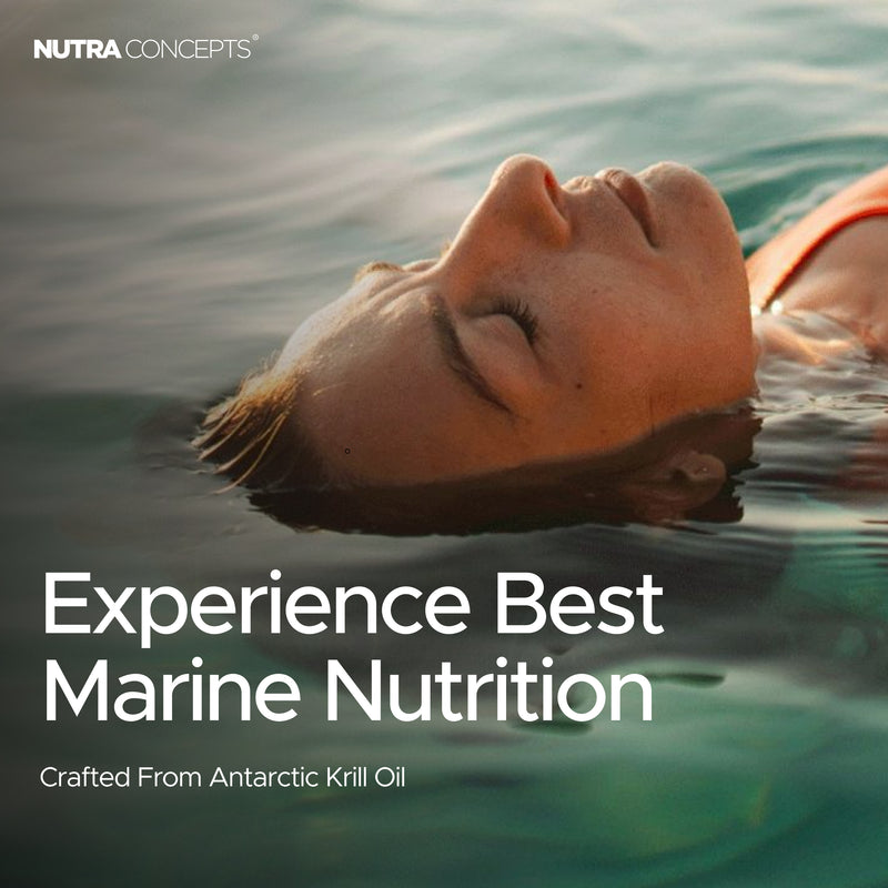 Nutraconcepts Omega-3 Plus - Pure Antarctic Krill Oil - 60 Soft Gel