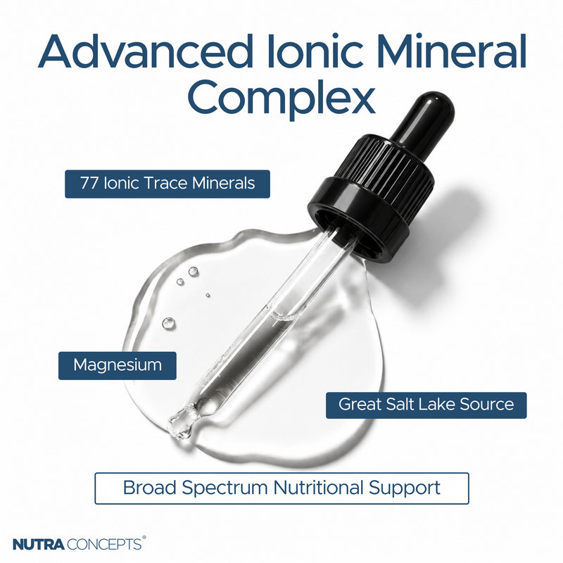 Nutraconcepts Supertrace 77 Essential Minerals Liquid Drops - Heart & Brain Support - 100ml