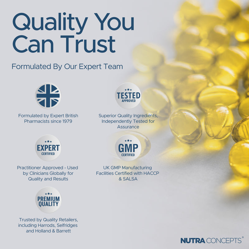 Nutraconcepts Vitamin D3 1000iu - Bone Muscle & Teeth Calcium Balance - 300 Softgels