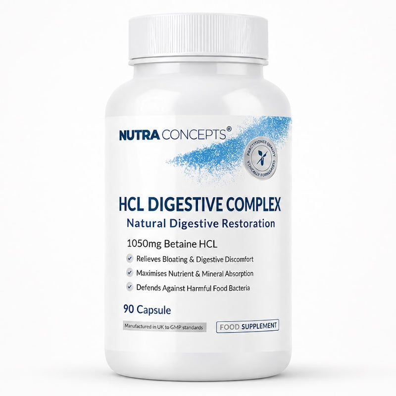 HCL Digestive Complex - Stomach Acid Support - 90 Capsules