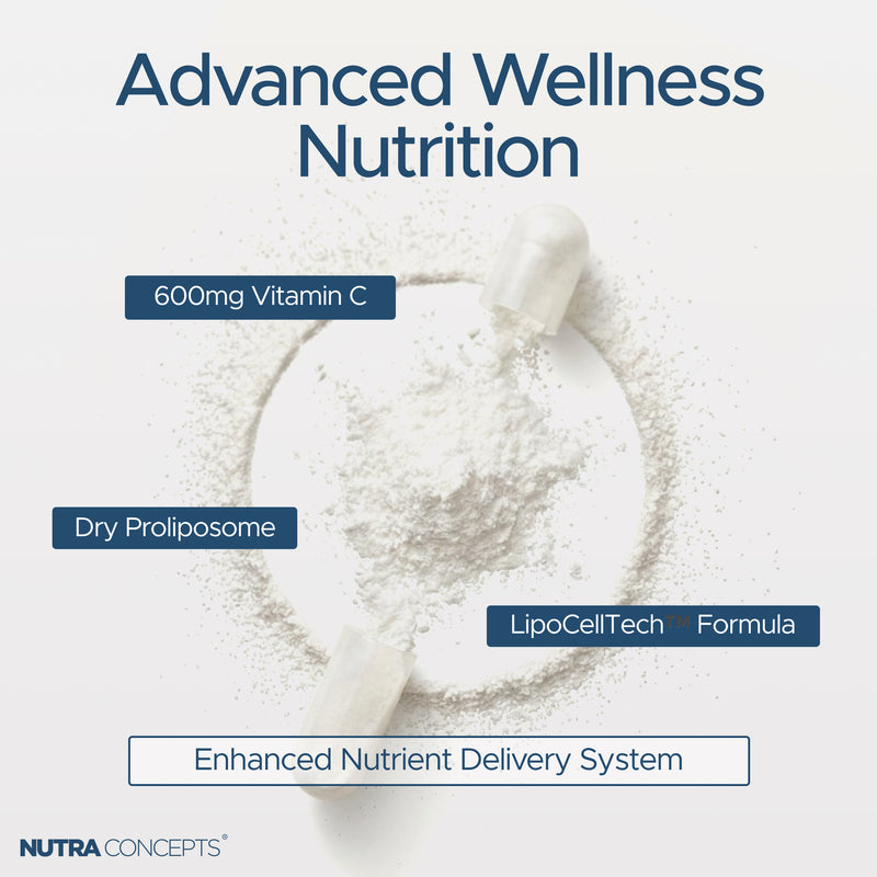 Liposomal Vitamin C – 600mg with LipoCellTech™ - 60 Capsules