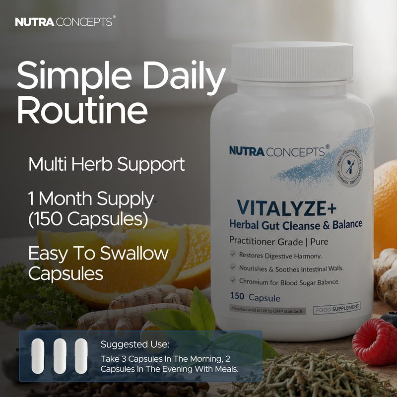 Nutraconcepts Vitalyze+ – 150 Vegan Capsules