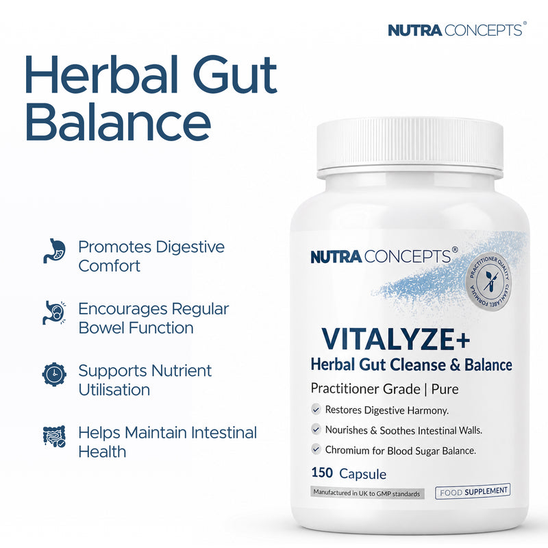 Nutraconcepts Vitalyze+ – 150 Vegan Capsules