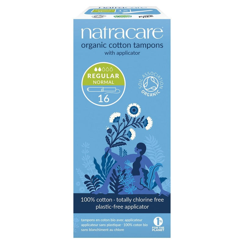 Natracare Organic Tampons (Applicator) Regular - 16 Tampons